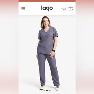 Lago Scrubs Charcoal Set